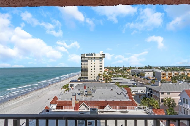 exterior space featuring a water view