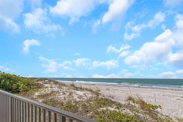 water view with a beach view