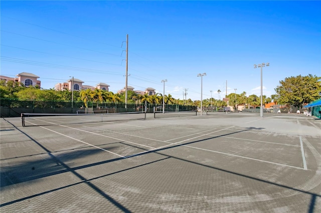 view of sport court