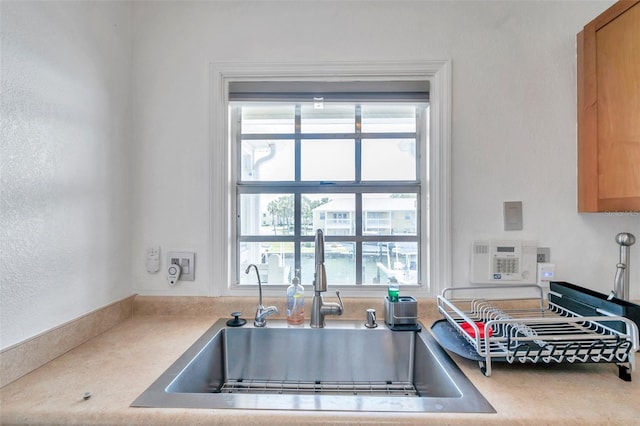 kitchen featuring sink