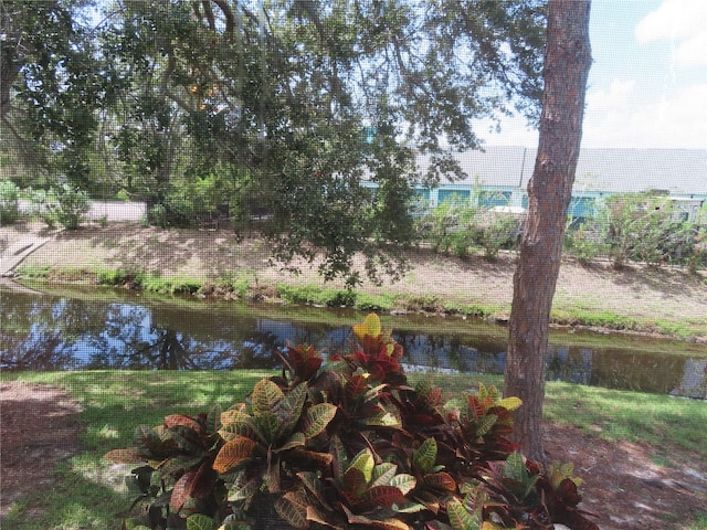 view of water feature