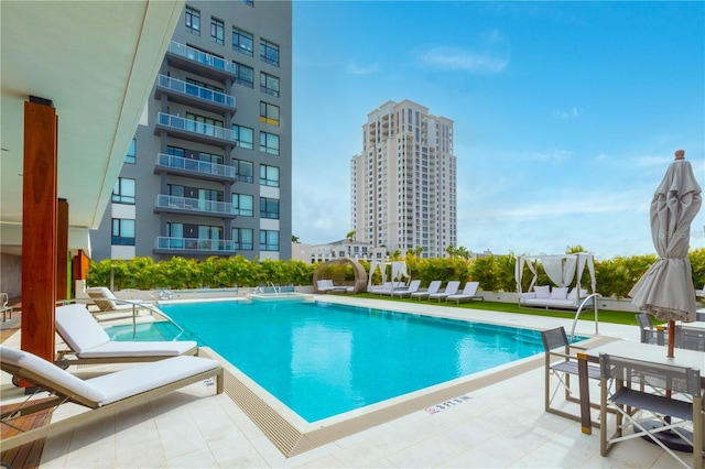 view of swimming pool