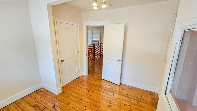 interior space featuring light hardwood / wood-style floors