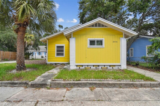 view of bungalow-style home