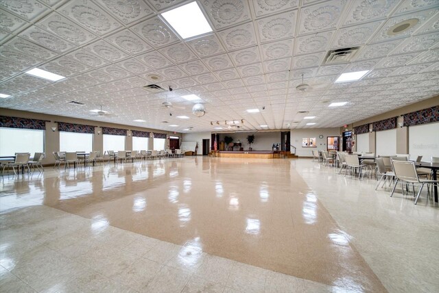 miscellaneous room featuring light tile patterned flooring