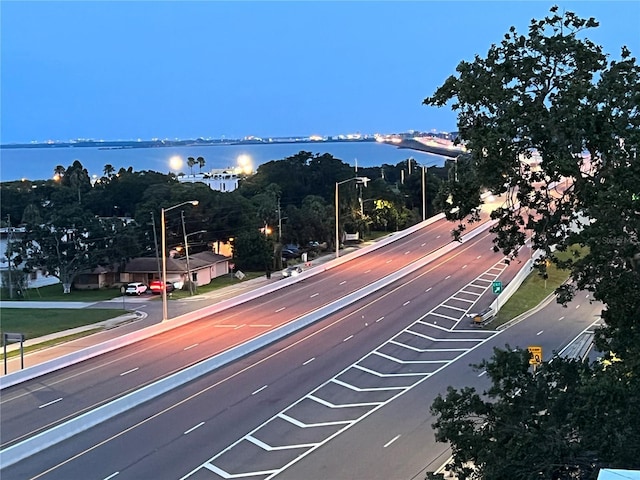 view of home's community featuring a water view