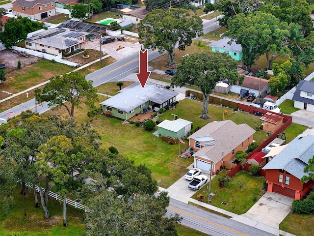 view of aerial view