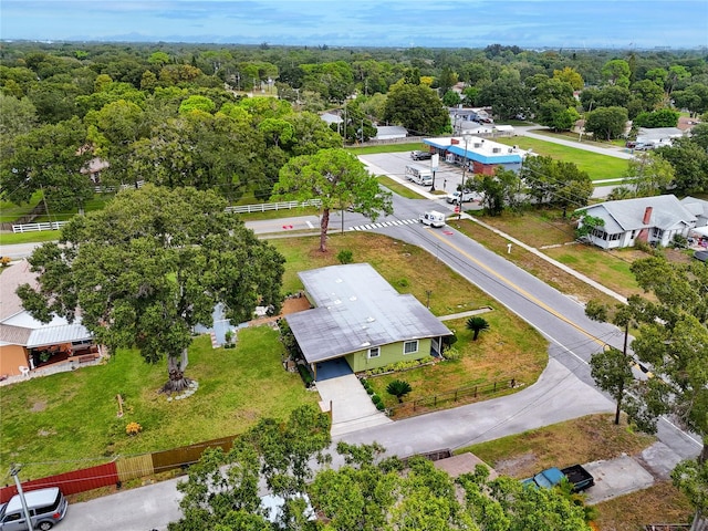 view of aerial view