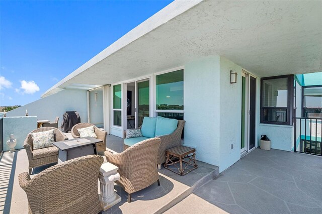 1848 Shore Dr S Unit 501, South Pasadena, FL 33707 - view of patio with an outdoor living space