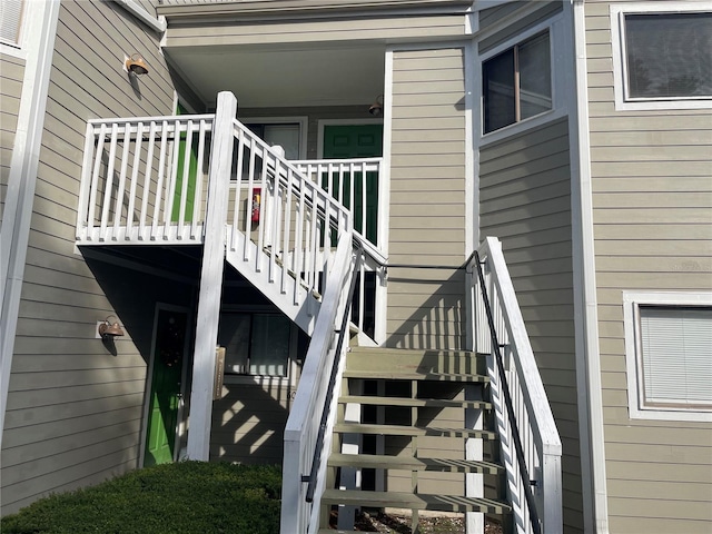 view of stairs