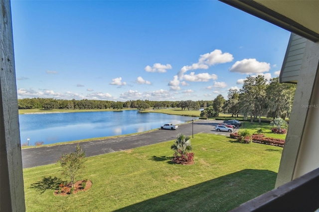 view of property view of water