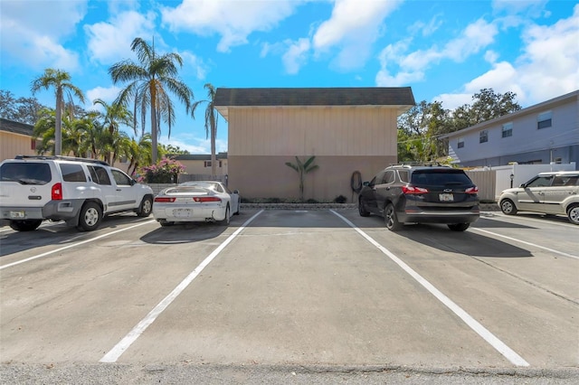 view of car parking