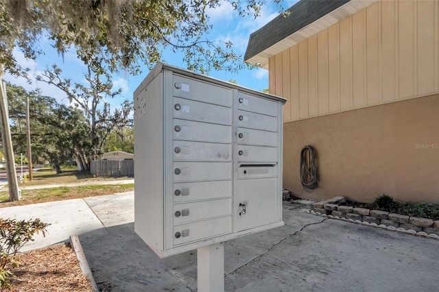 view of property's community with a mail area