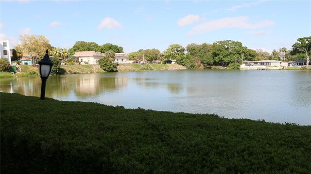 view of water feature