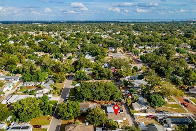 bird's eye view featuring a residential view