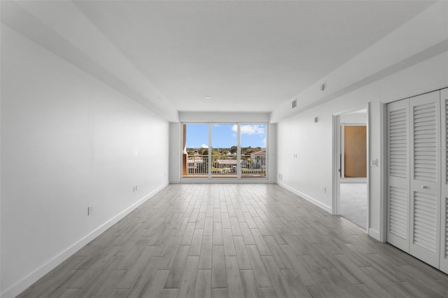 view of unfurnished living room