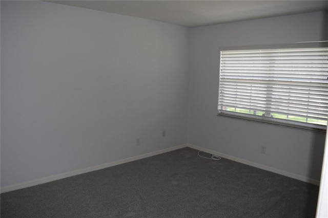 spare room featuring carpet flooring