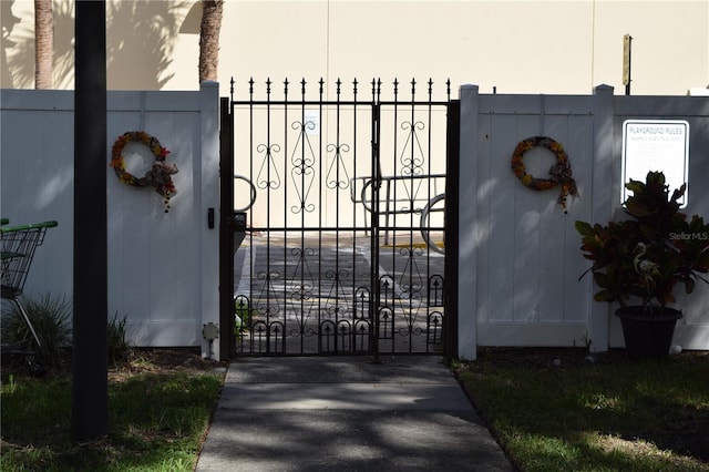 view of gate