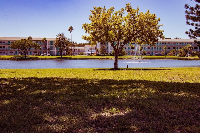 view of water feature