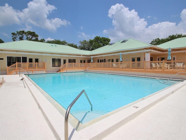 view of pool