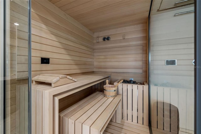 view of sauna / steam room