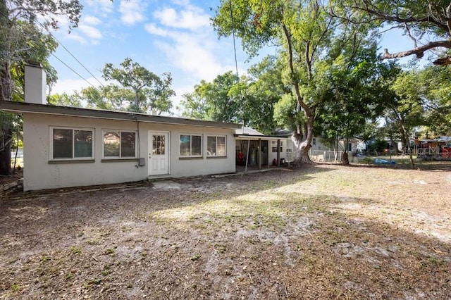 view of back of property