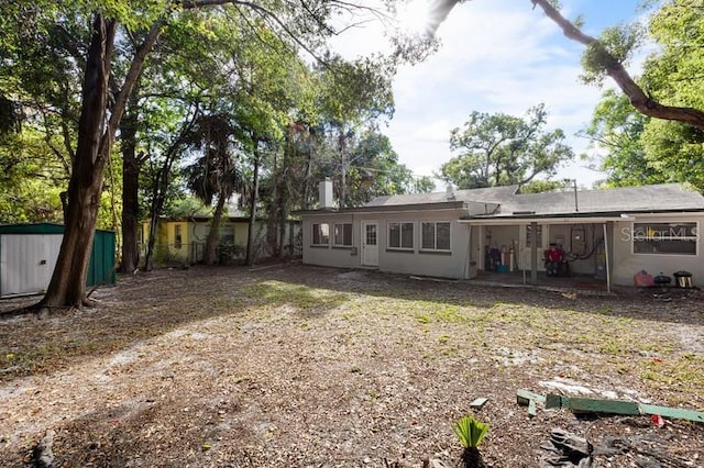 view of back of property