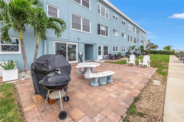 view of patio / terrace featuring area for grilling