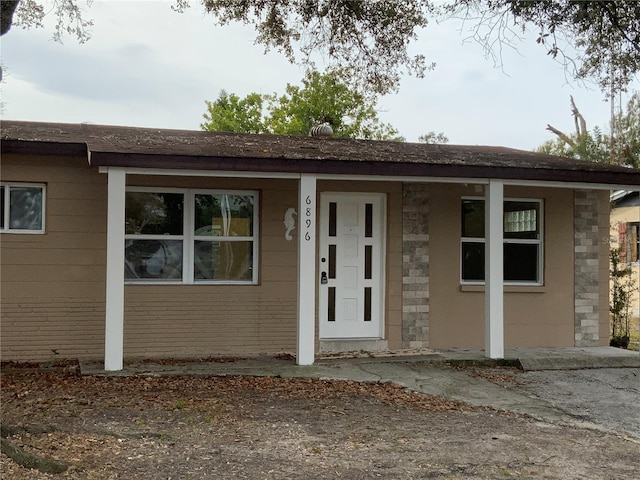 view of front of home