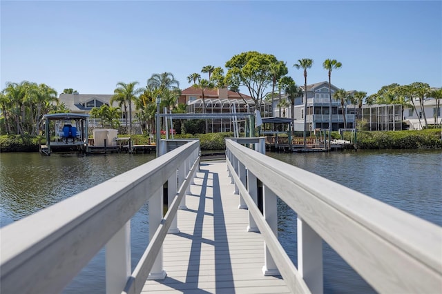761 Soundview Dr, Palm Harbor, FL 34683 - dock area with a water view