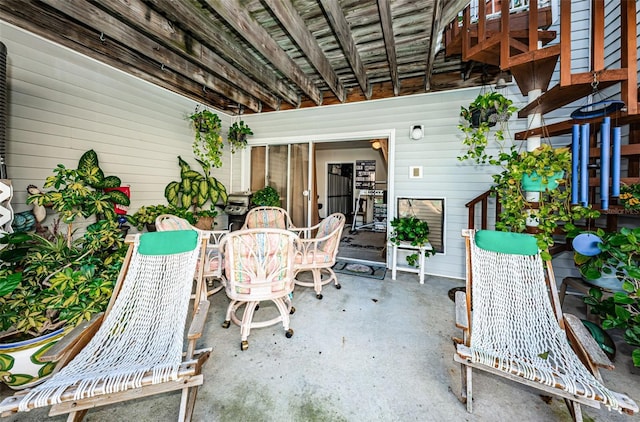 view of patio / terrace with outdoor dining area