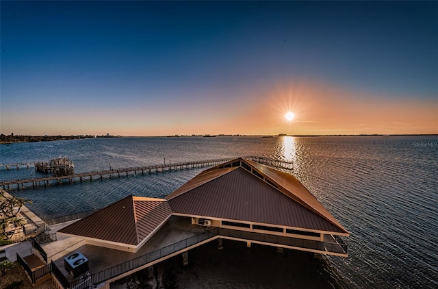 634 Edgewater Dr Unit 644, Dunedin, FL 34698 - view of dock featuring a water view