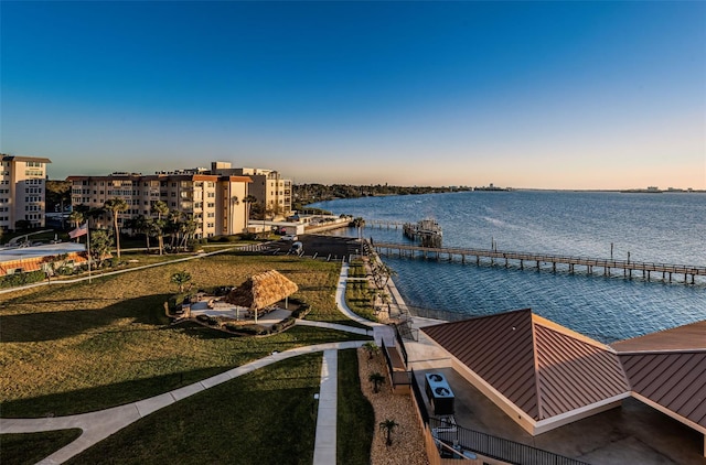 property view of water