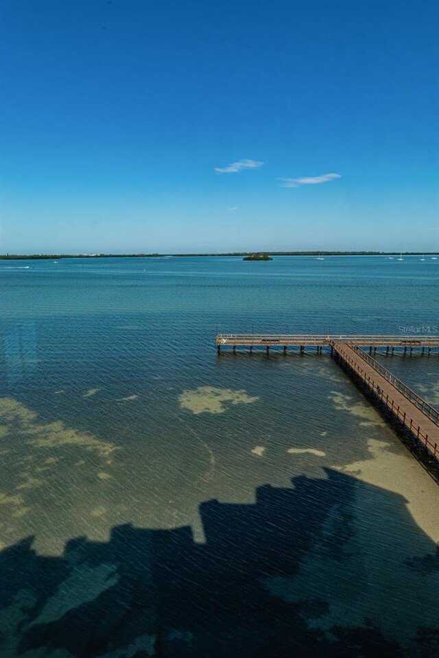 view of water feature