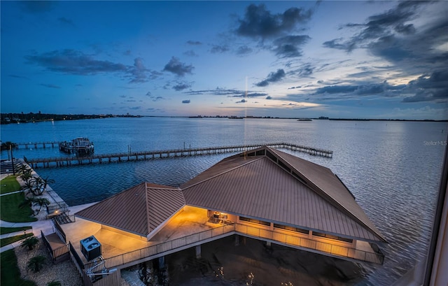 634 Edgewater Dr Unit 644, Dunedin, FL 34698 - view of dock with a water view