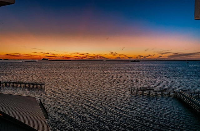 634 Edgewater Dr Unit 644, Dunedin, FL 34698 - property view of water with a boat dock