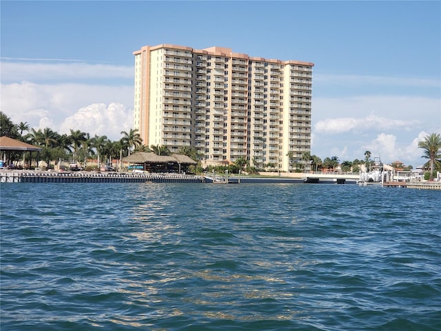 view of water feature