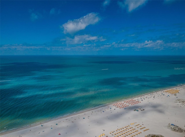 water view with a beach view