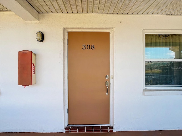 view of property entrance