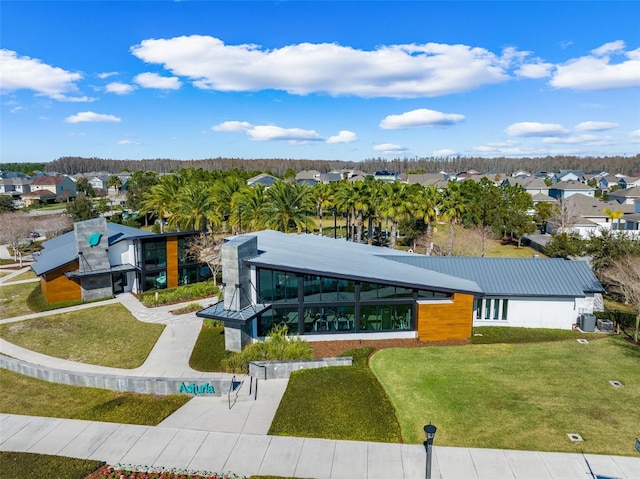 birds eye view of property featuring a residential view