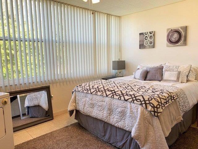 view of tiled bedroom