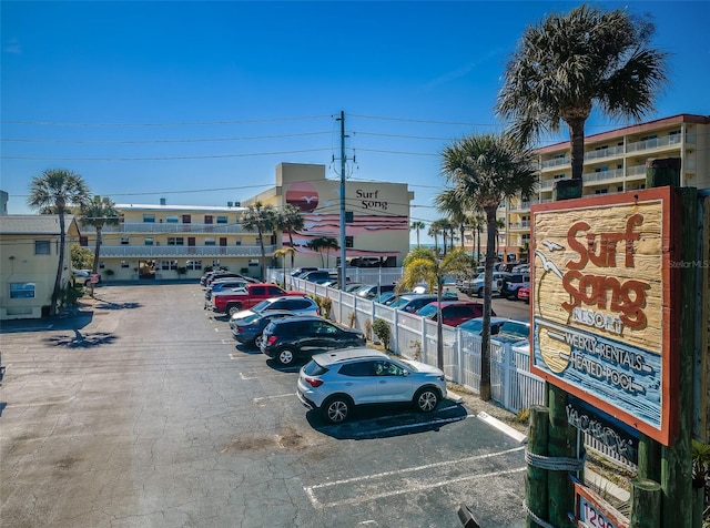 view of car parking