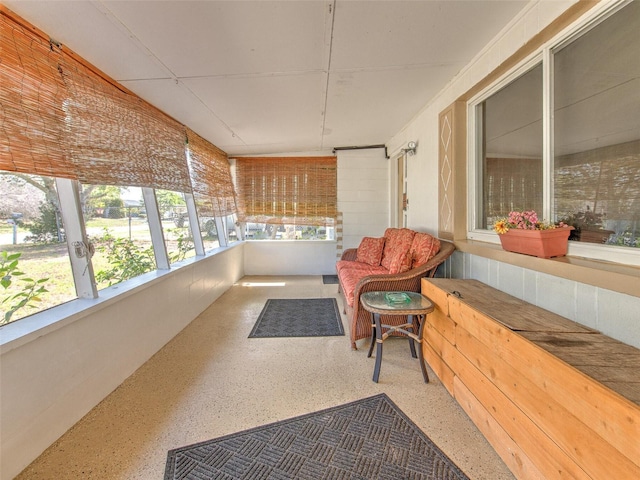 sunroom / solarium with plenty of natural light