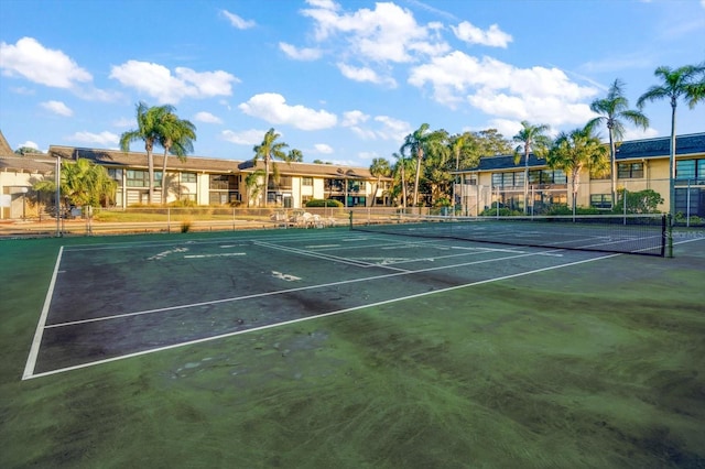 view of sport court