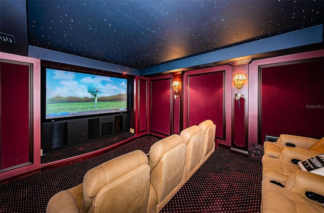 cinema featuring dark carpet