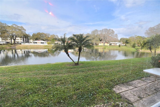 view of water feature