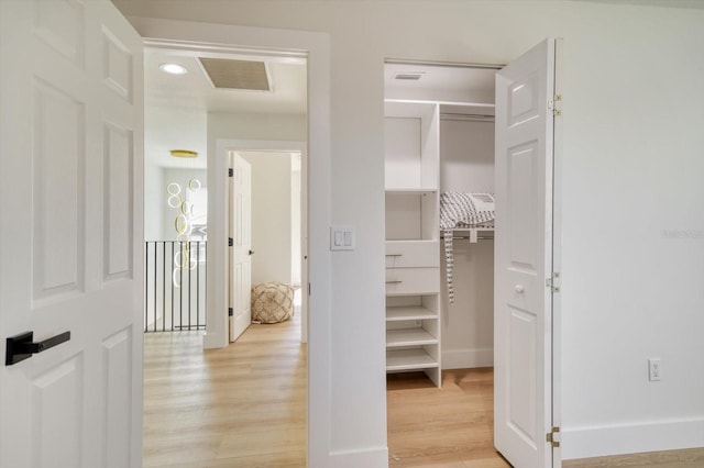 view of closet