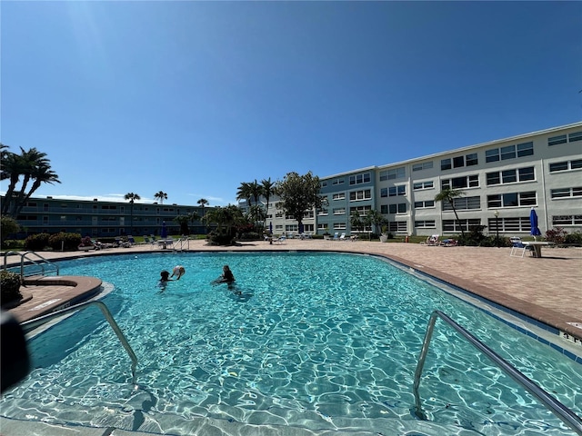 view of pool