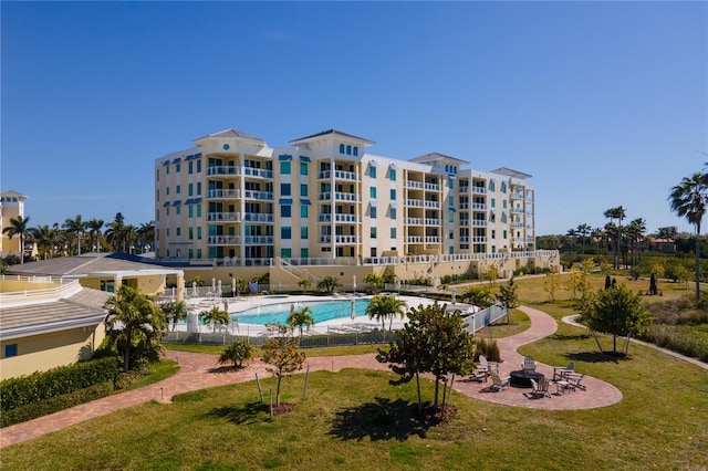 view of property with a community pool