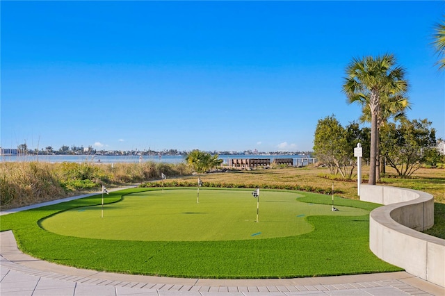 view of home's community featuring a water view